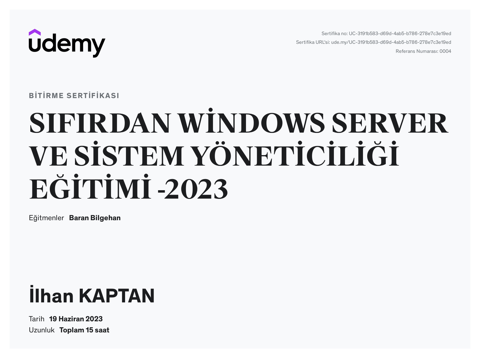 Sıfırdan Windows Server ve Sistem Yöneticiliği